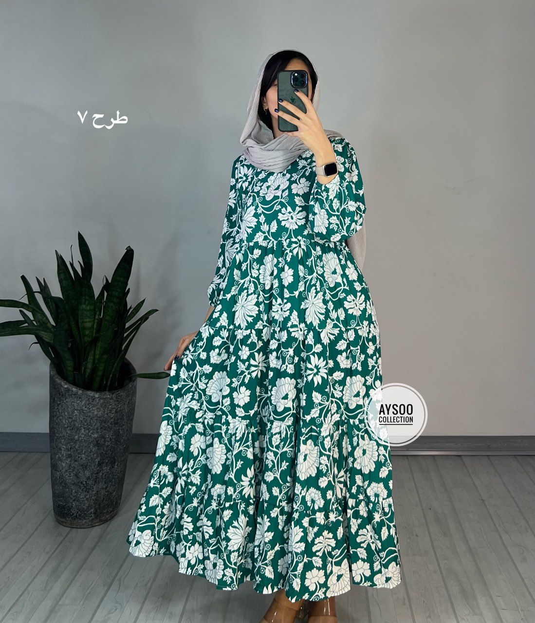 پیراهن طرحدار مزونی40