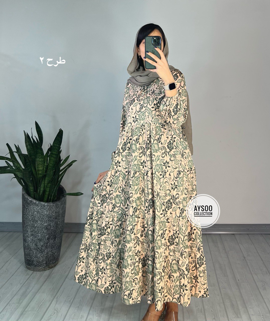 پیراهن طرحدار مزونی40