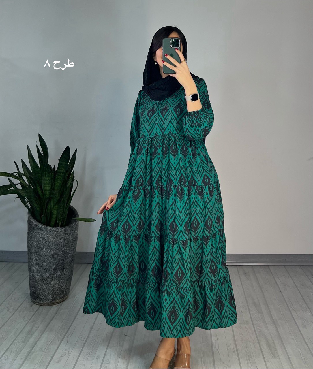 پیراهن طرحدار مزونی41