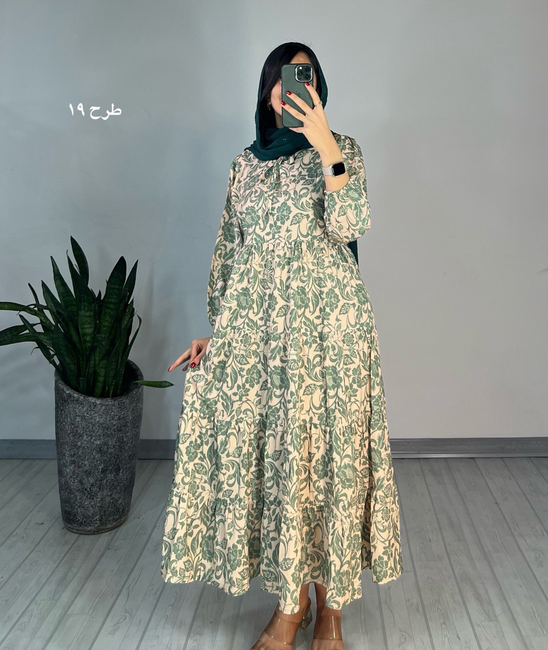 پیراهن طرحدار مزونی41
