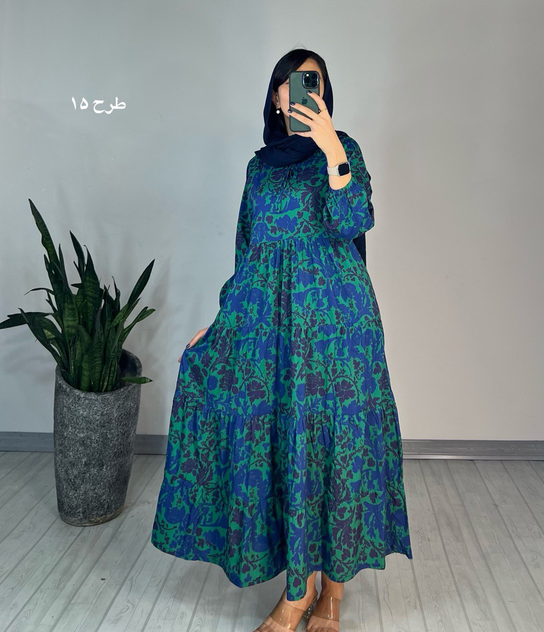 پیراهن طرحدار مزونی41