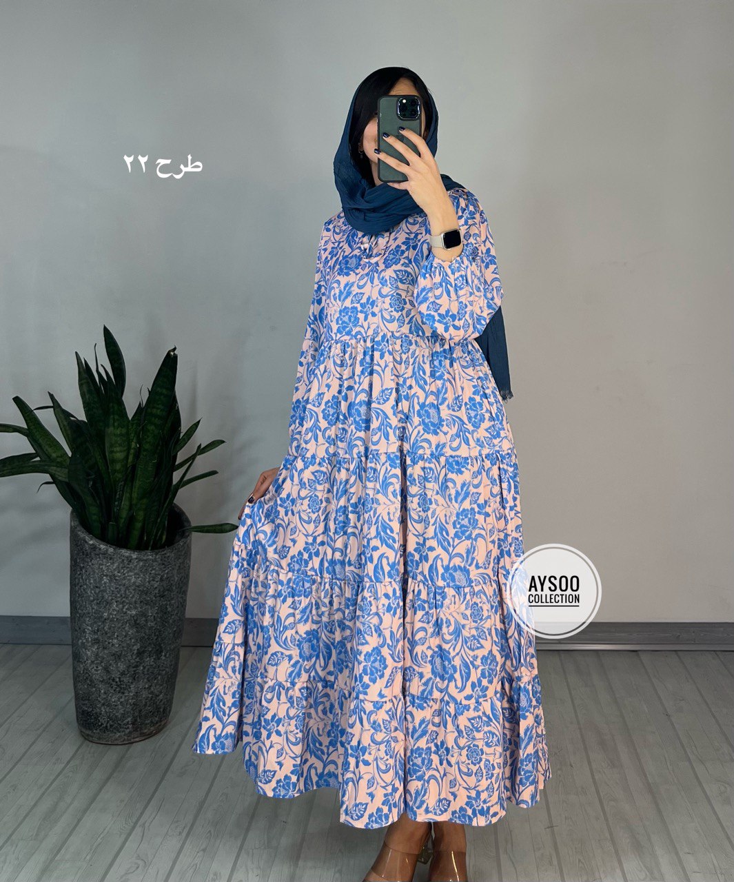 پیراهن طرحدار مزونی41