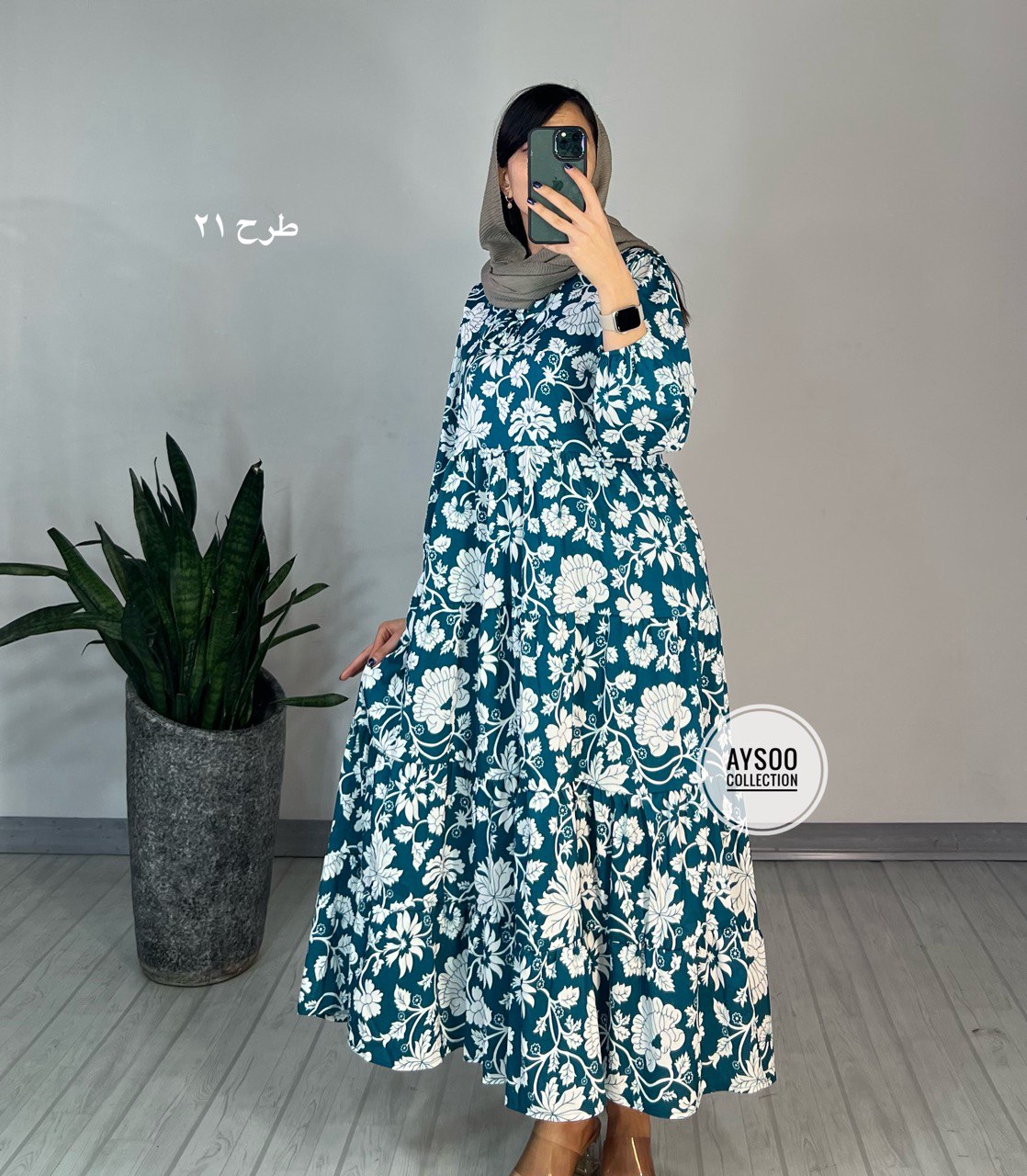 پیراهن طرحدار مزونی41