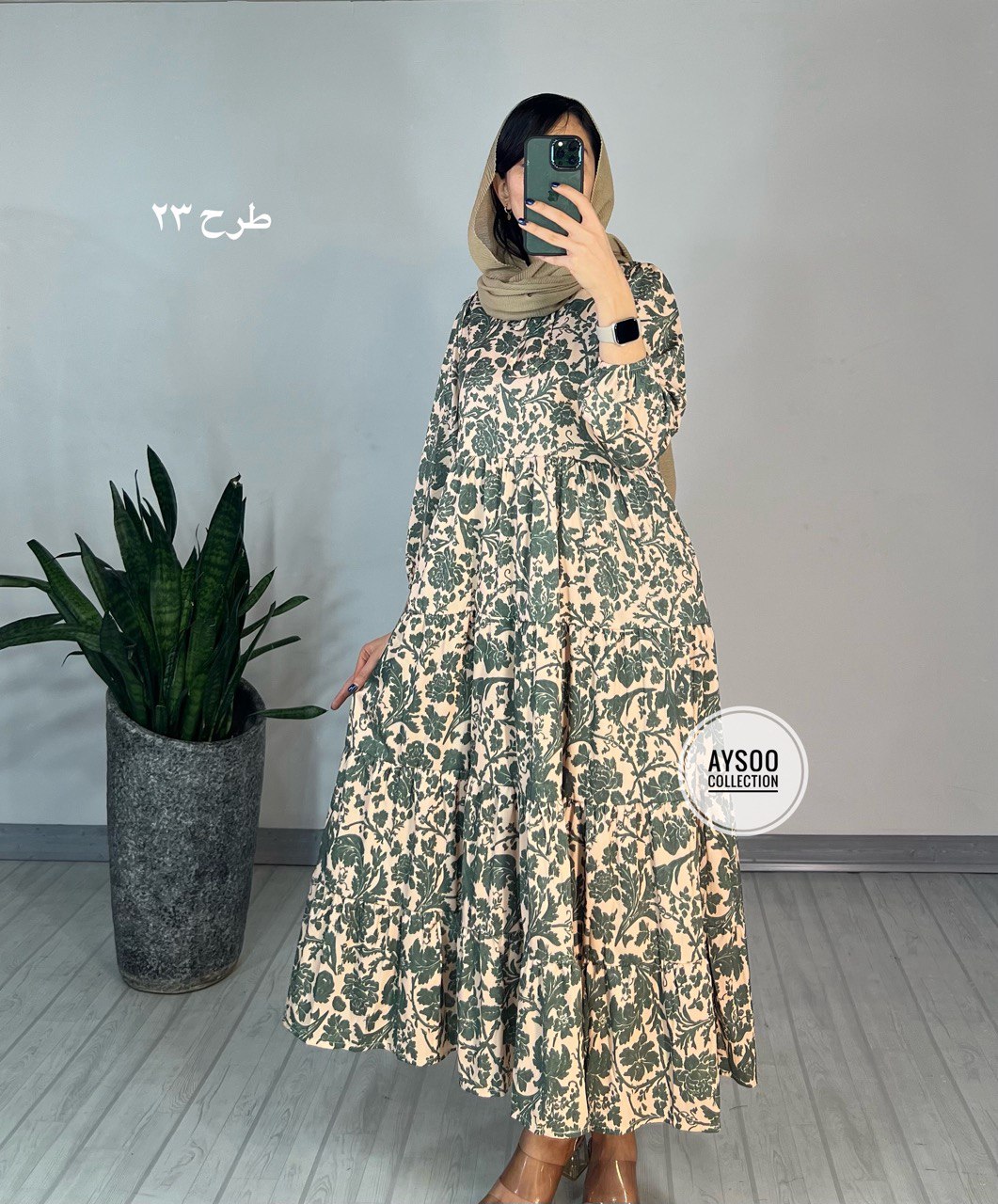 پیراهن طرحدار مزونی41
