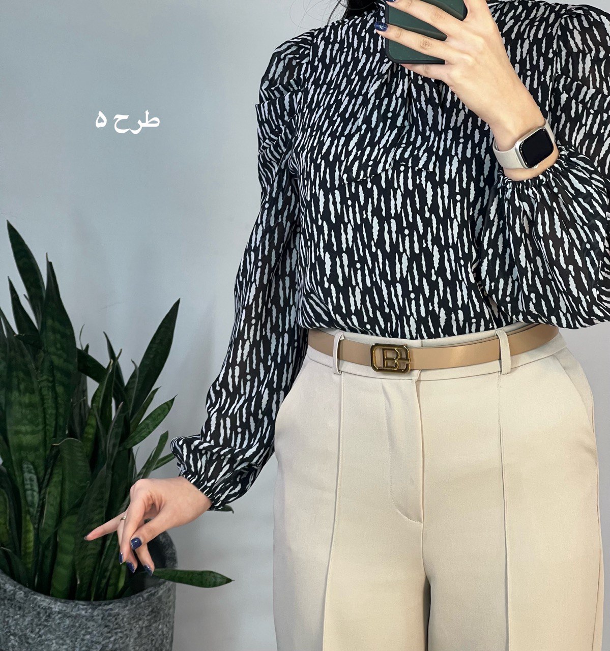 شومیز حریر مهلا 5 کد567