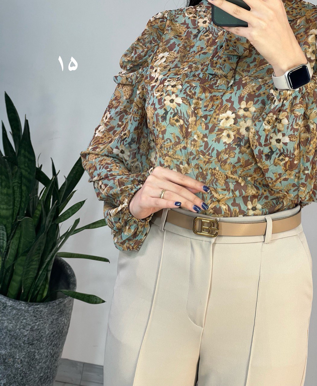 شومیز حریر مهلا 5 کد567