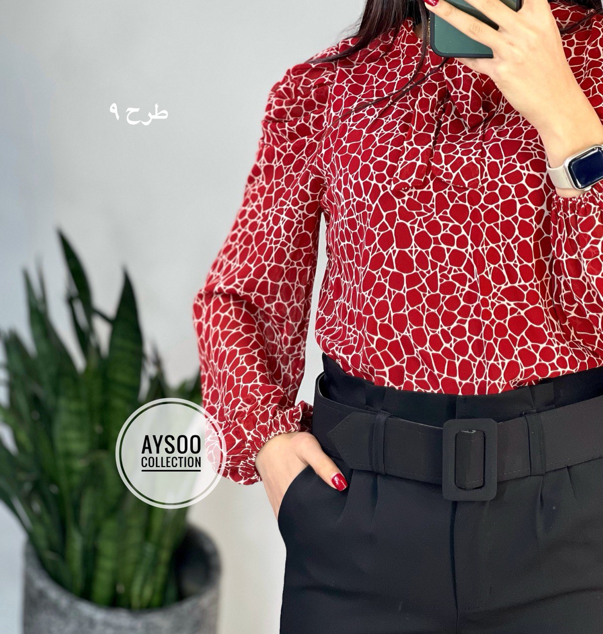 شومیز حریر مهلا 5 کد567
