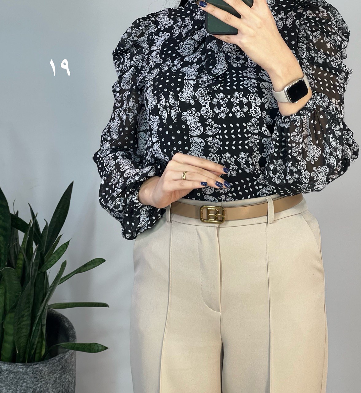 شومیز حریر مهلا 5 کد567
