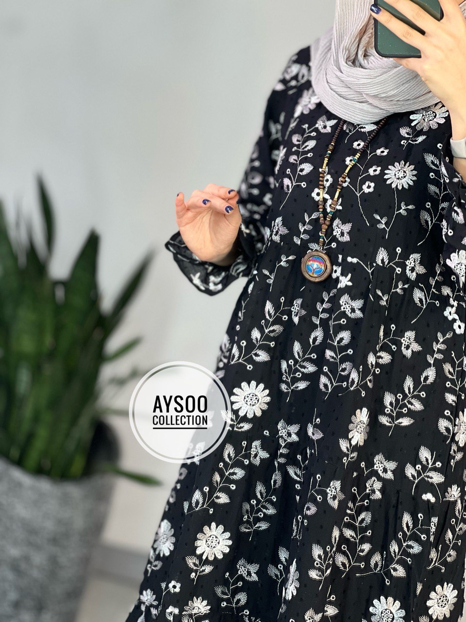 پیراهن خامه دوزی مروارید