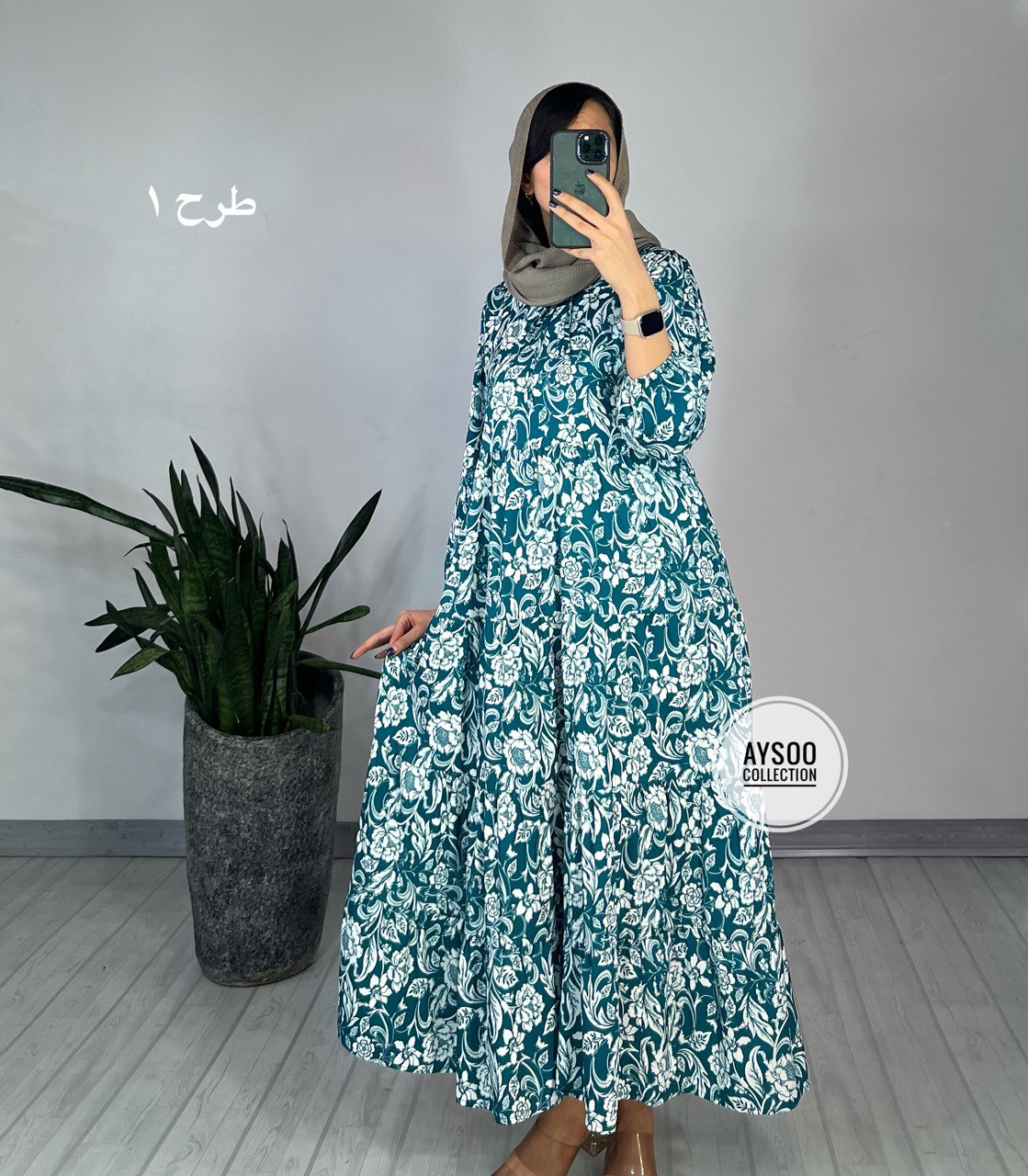 پیراهن طرحدار مزونی44