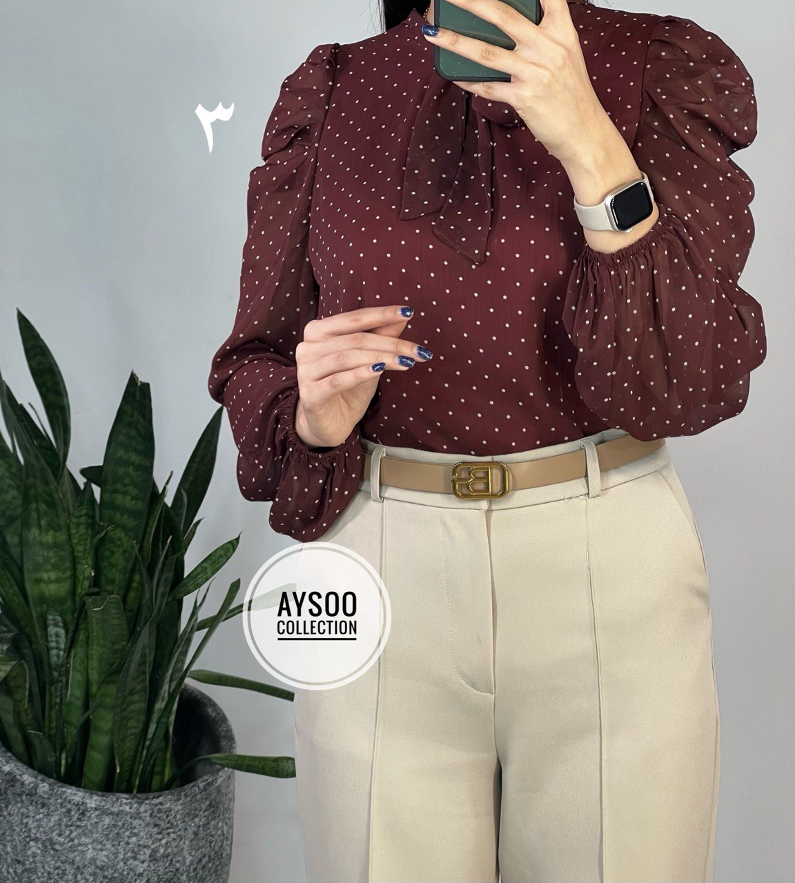 شومیز حریر مهلا 5 کد590