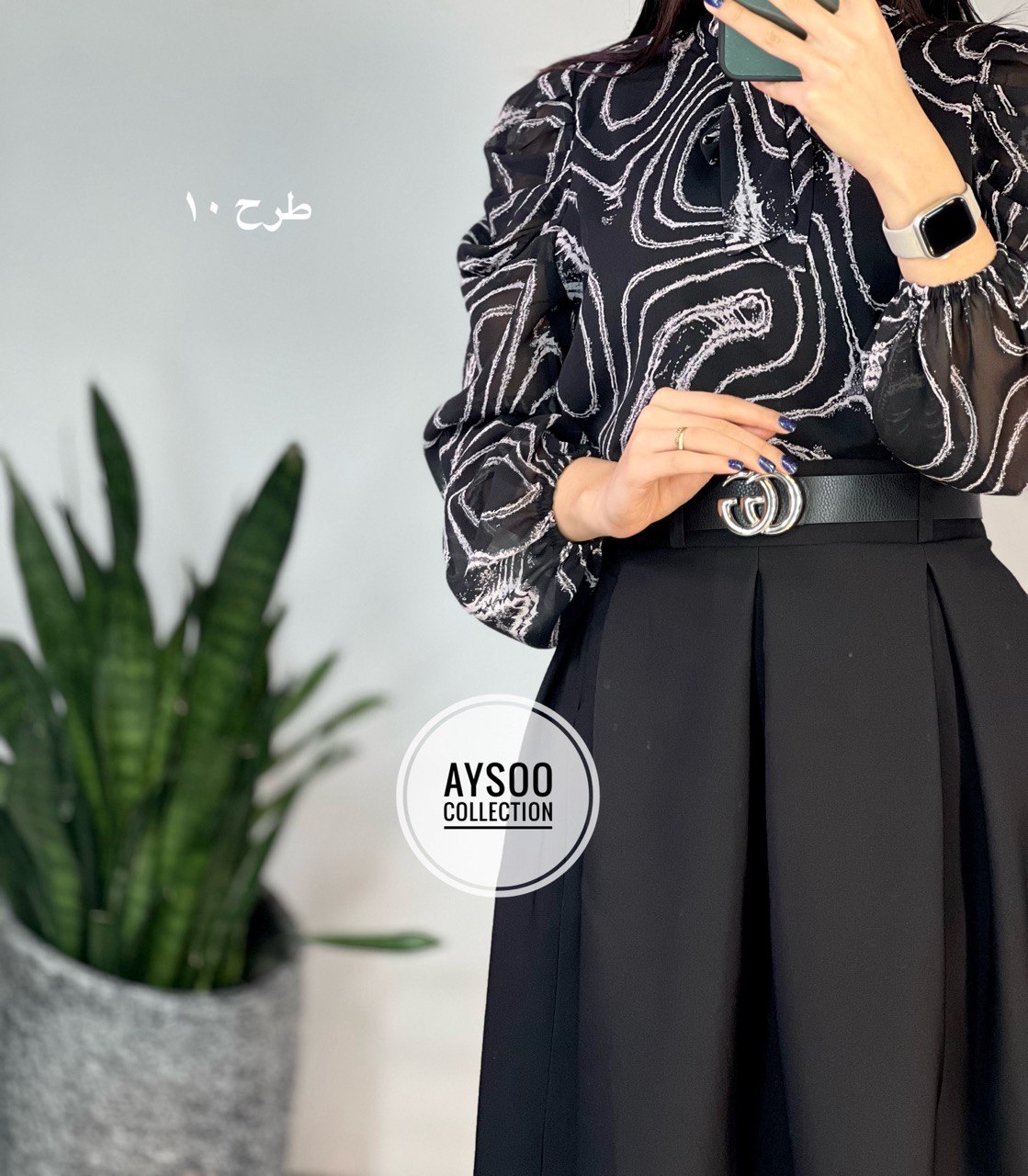 شومیز حریر مهلا 5 کد590