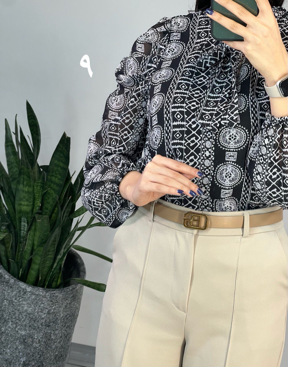 شومیز حریر مهلا 5 کد590