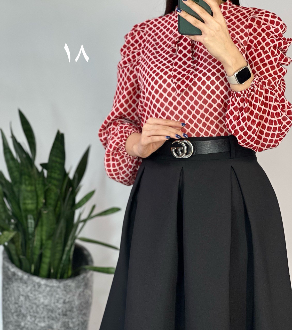 شومیز حریر مهلا 5 کد590