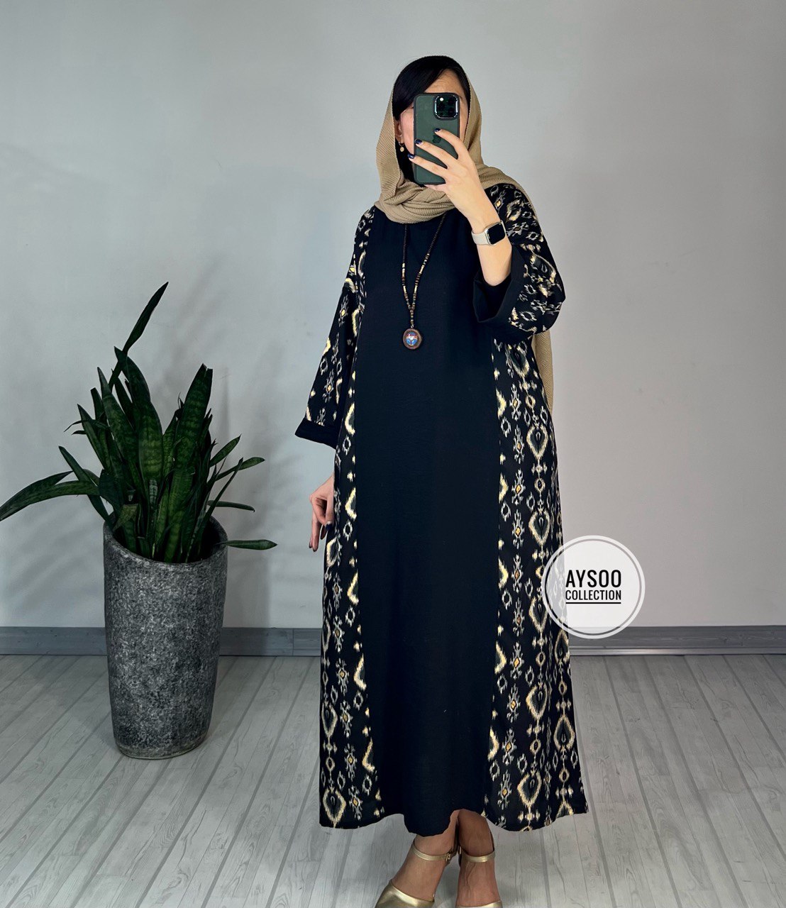 پیراهن مانتویی شیدا