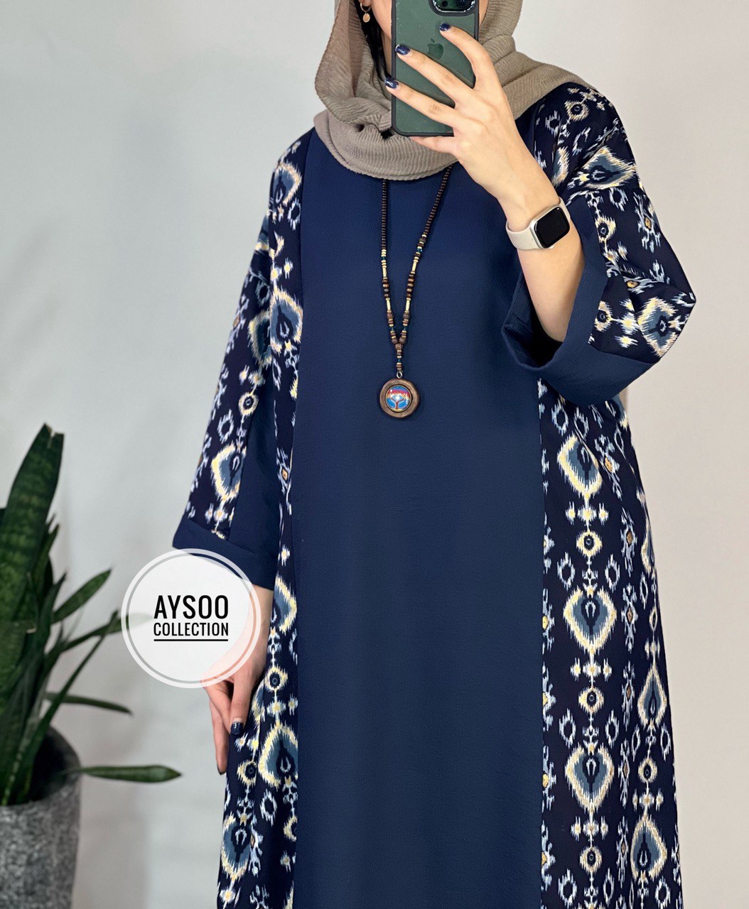 پیراهن مانتویی شیدا