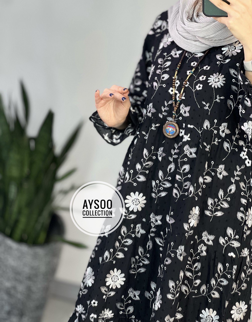 پیراهن خامه دوزی ساحل
