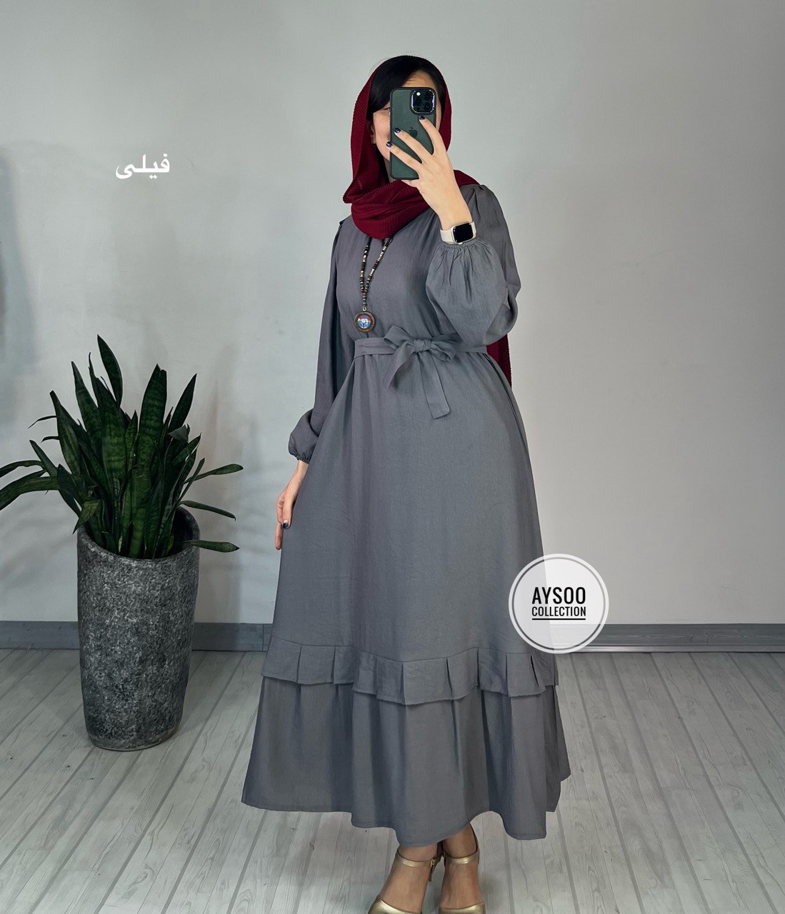 پیراهن مانتویی دل آرا