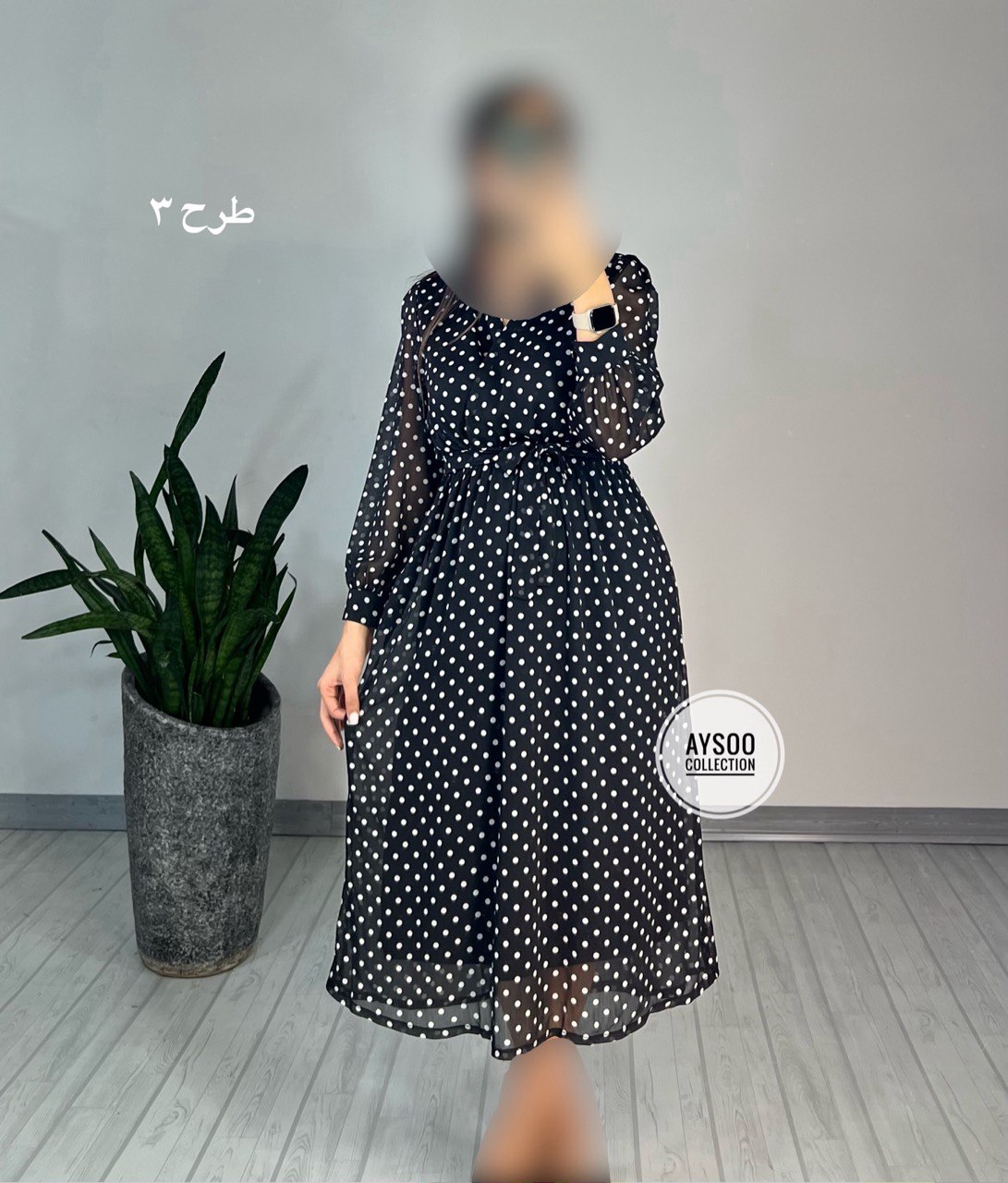 پیراهن حریر میدی 44