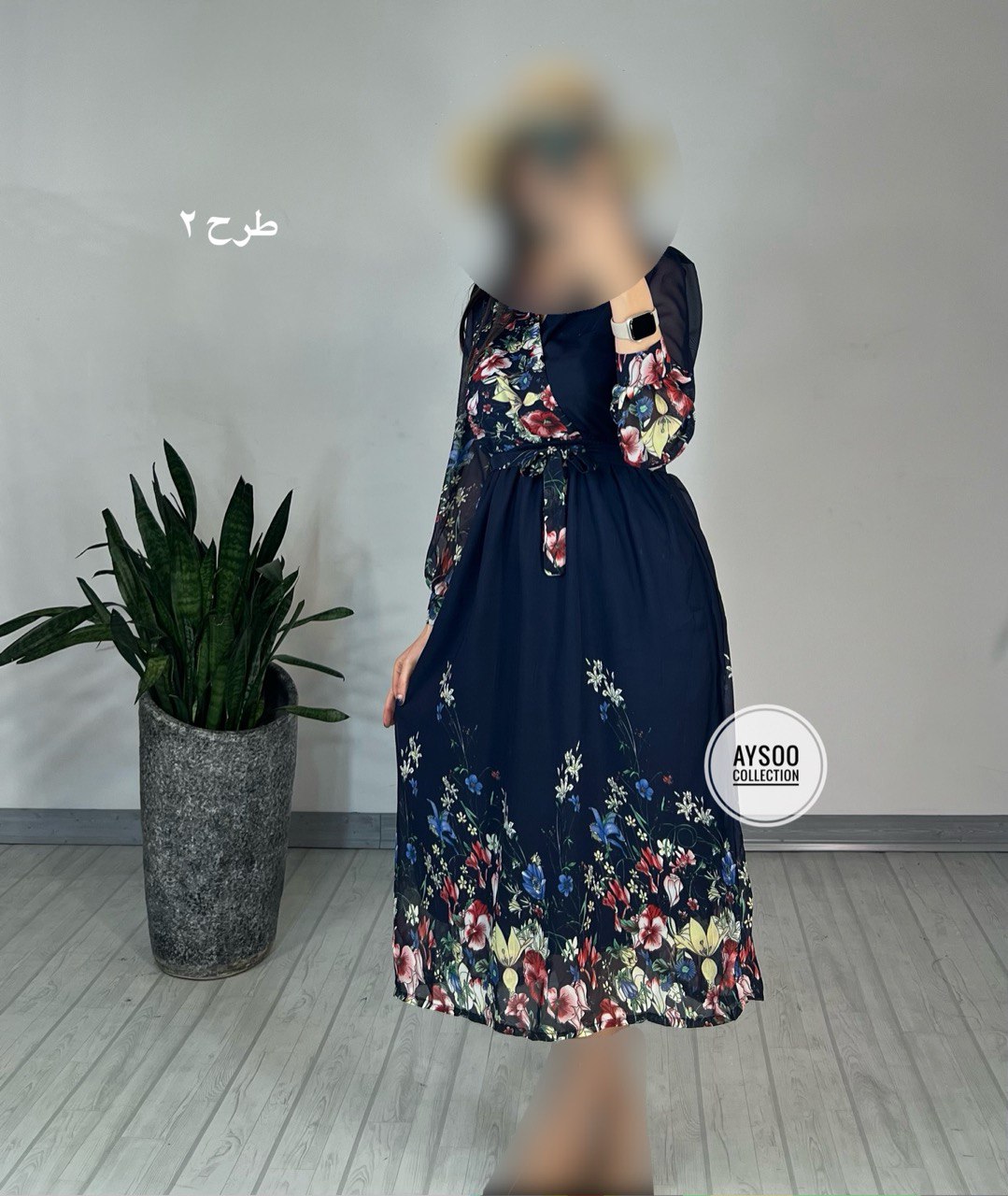 پیراهن حریر میدی 44