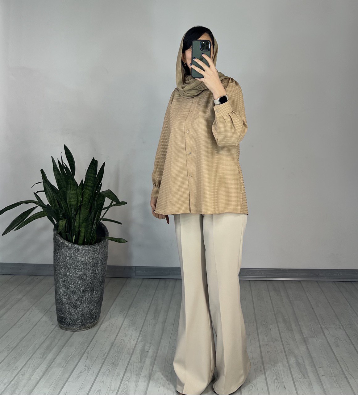 تونیک دکمه دار بیسکا