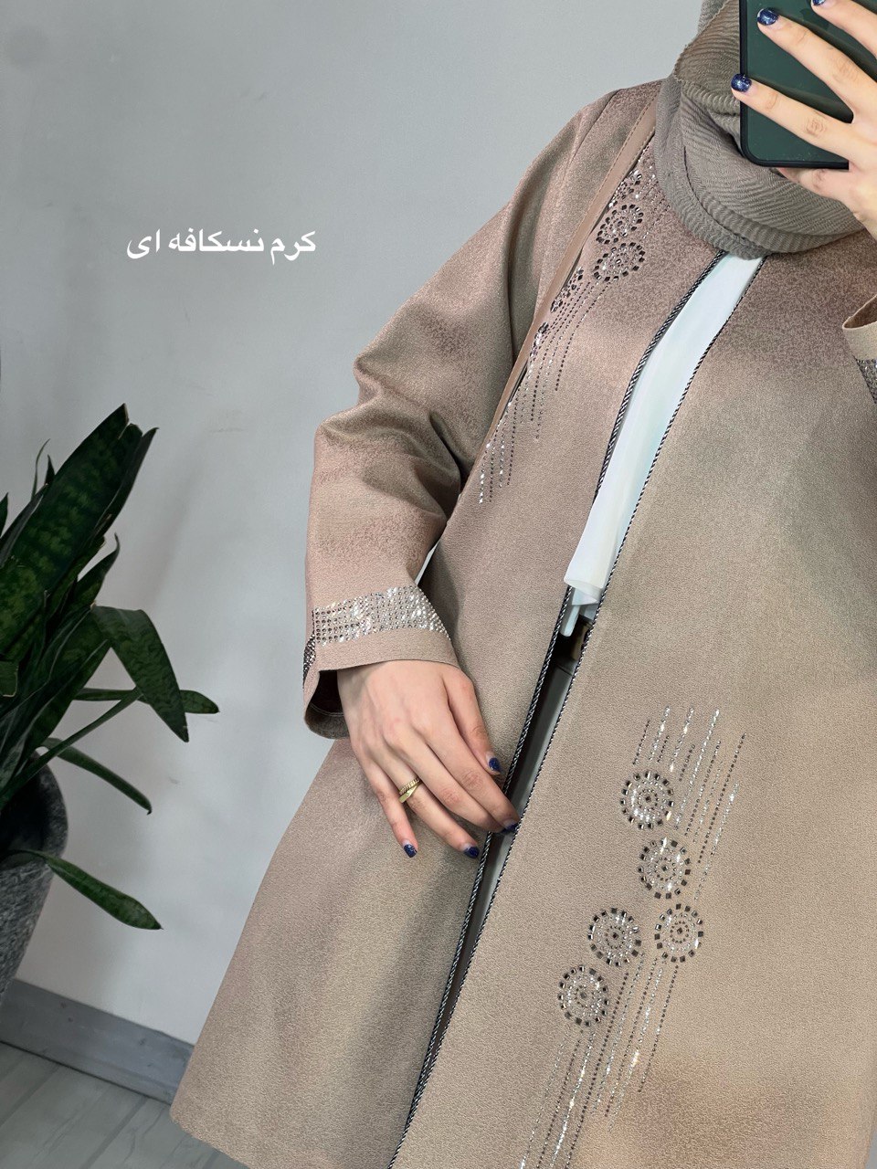 مانتو مجلسی سنگ دوزی