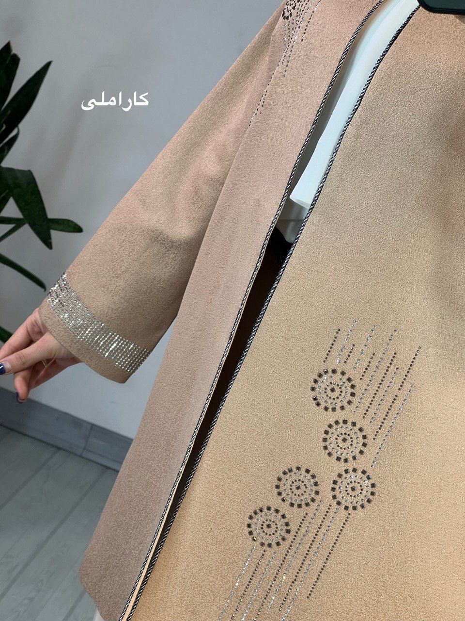 مانتو مجلسی سنگ دوزی