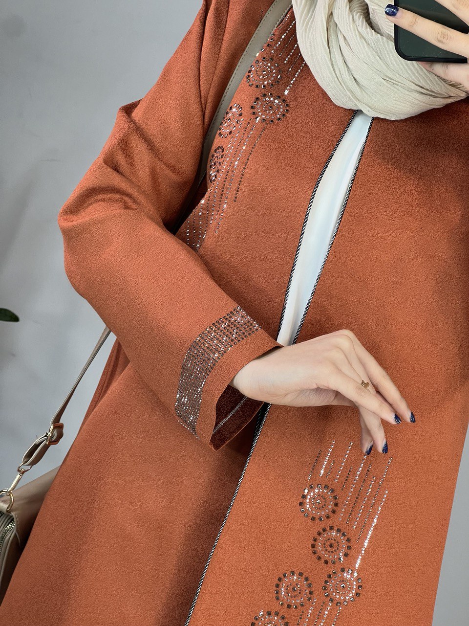 مانتو مجلسی سنگ دوزی