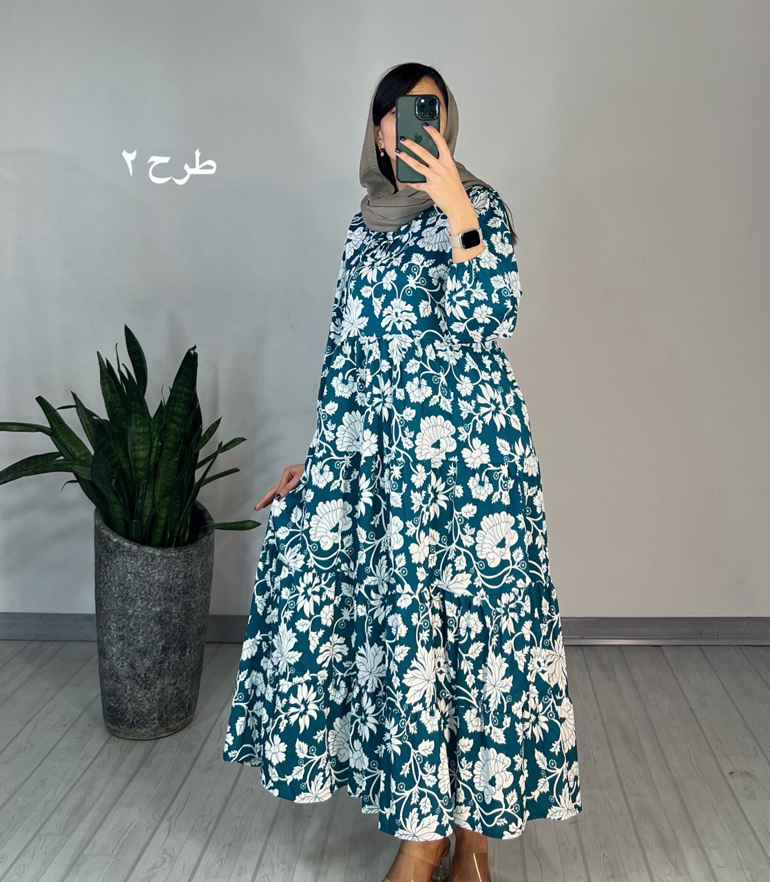 پیراهن طرحدار مزونی52