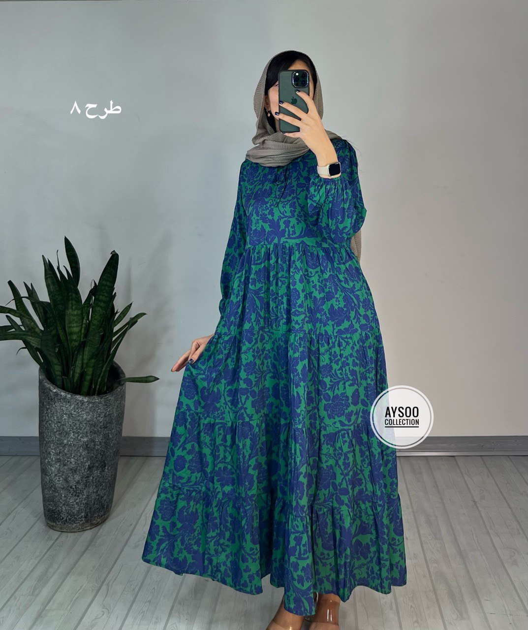پیراهن طرحدار مزونی52