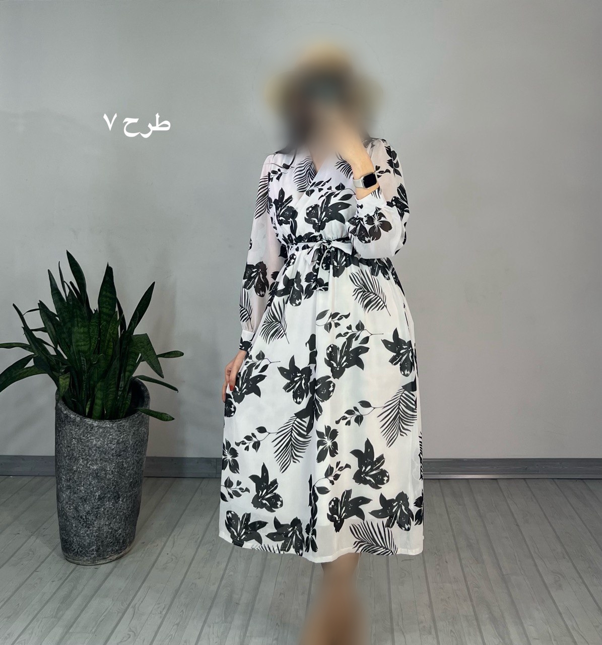 پیراهن حریر میدی 45
