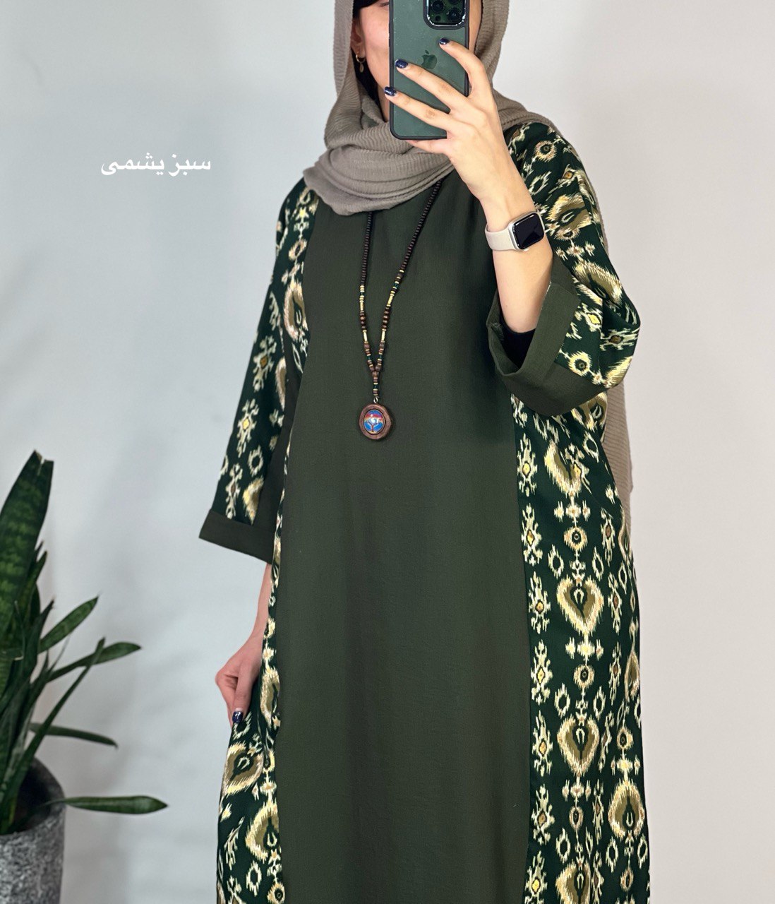 پیراهن مانتویی شیدا