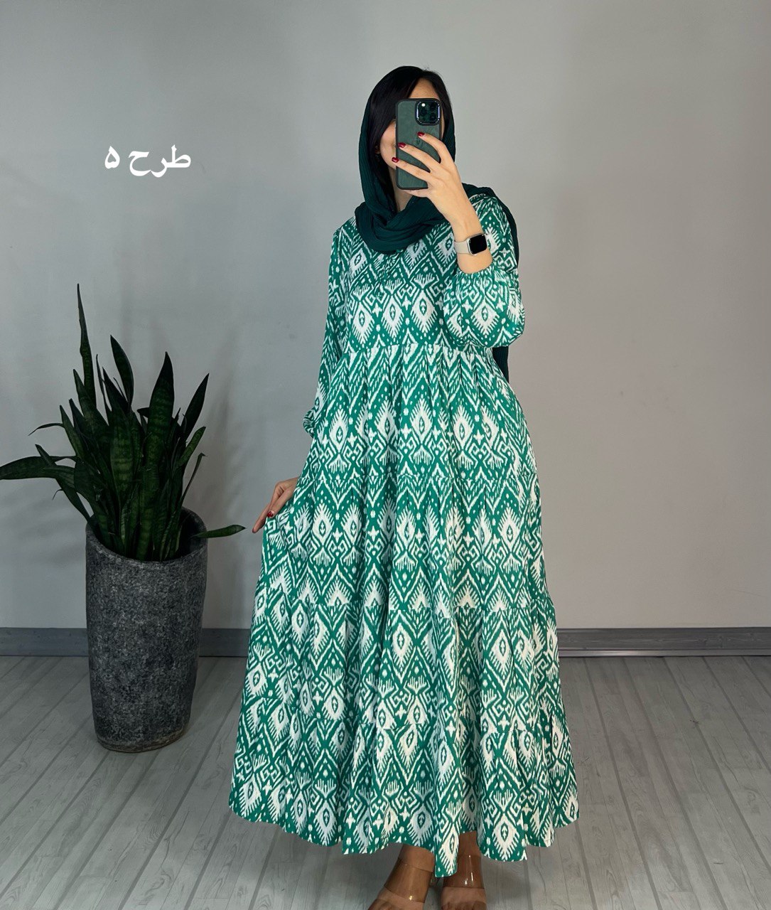 پیراهن طرحدار مزونی53