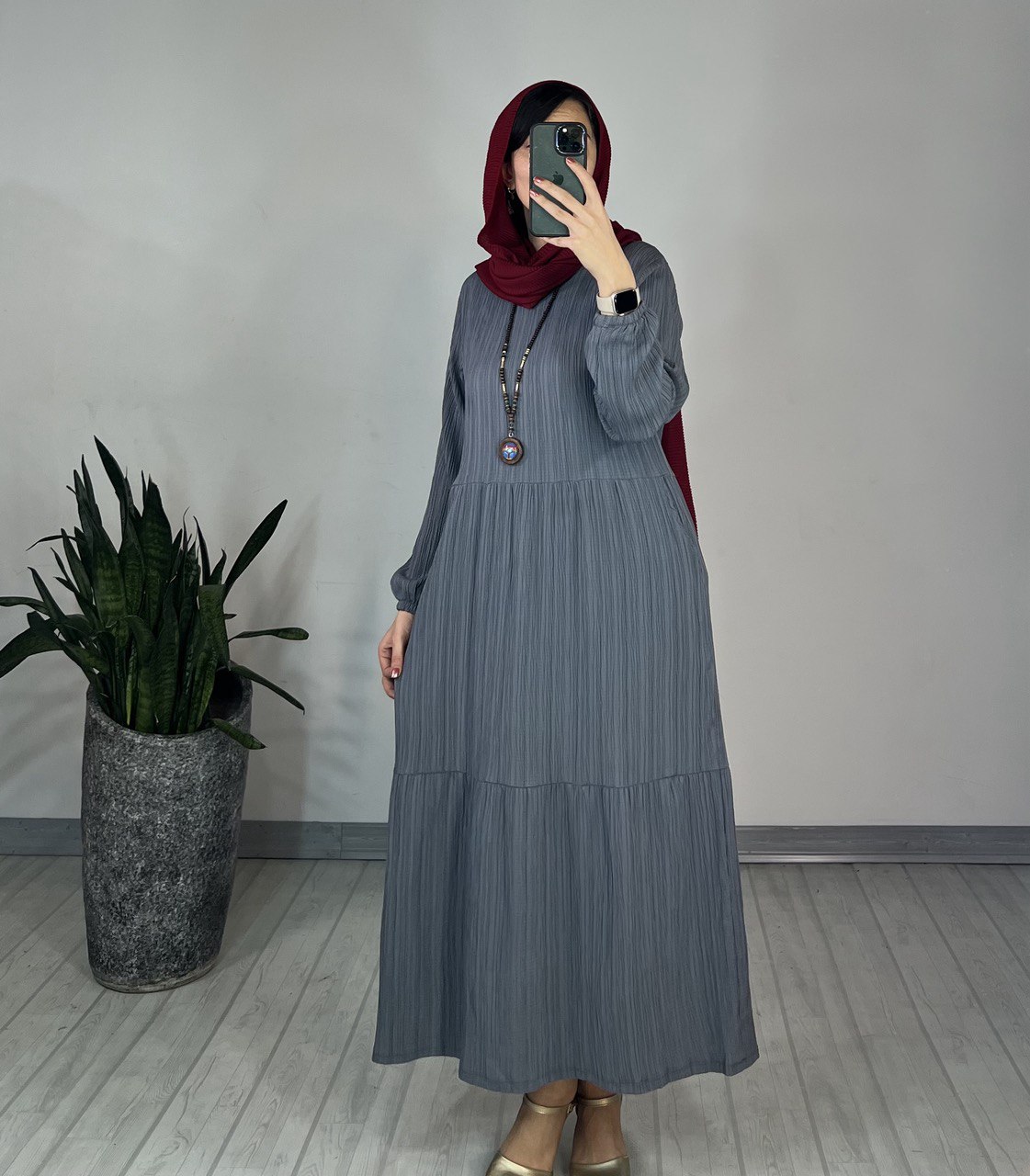 پیراهن مانتویی طنین