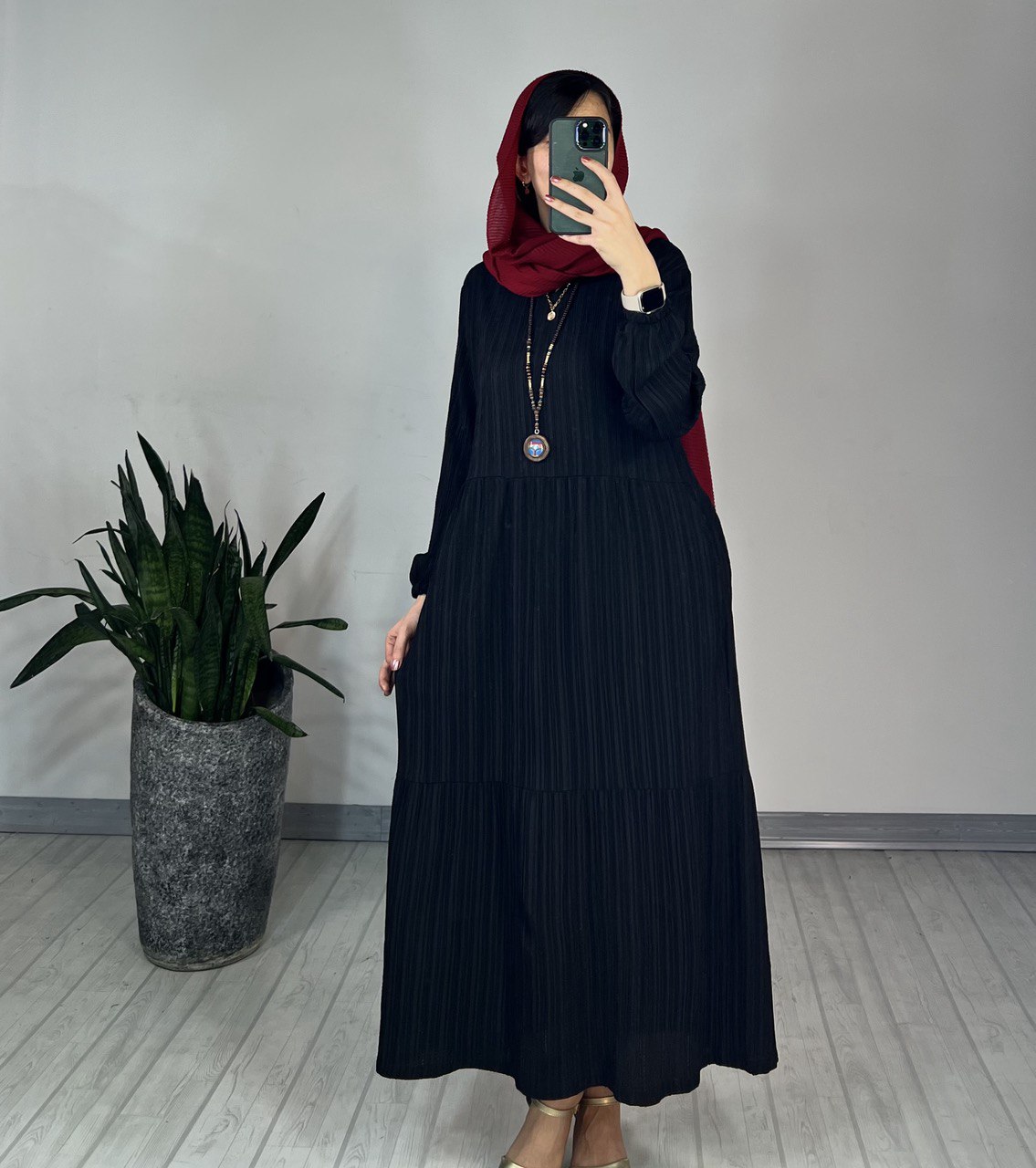 پیراهن مانتویی طنین