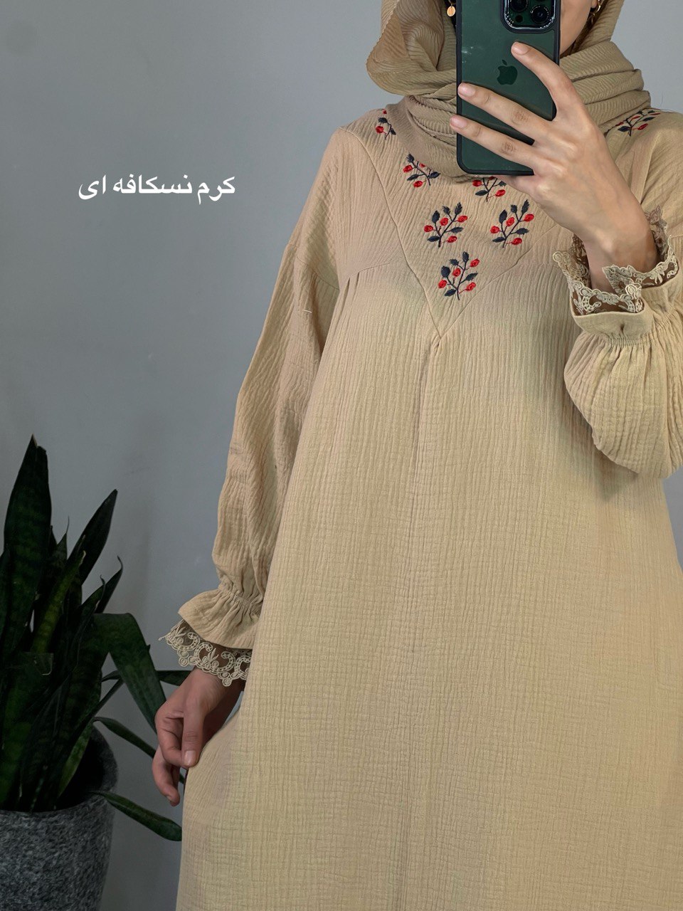 پیراهن مانتویی ساتین