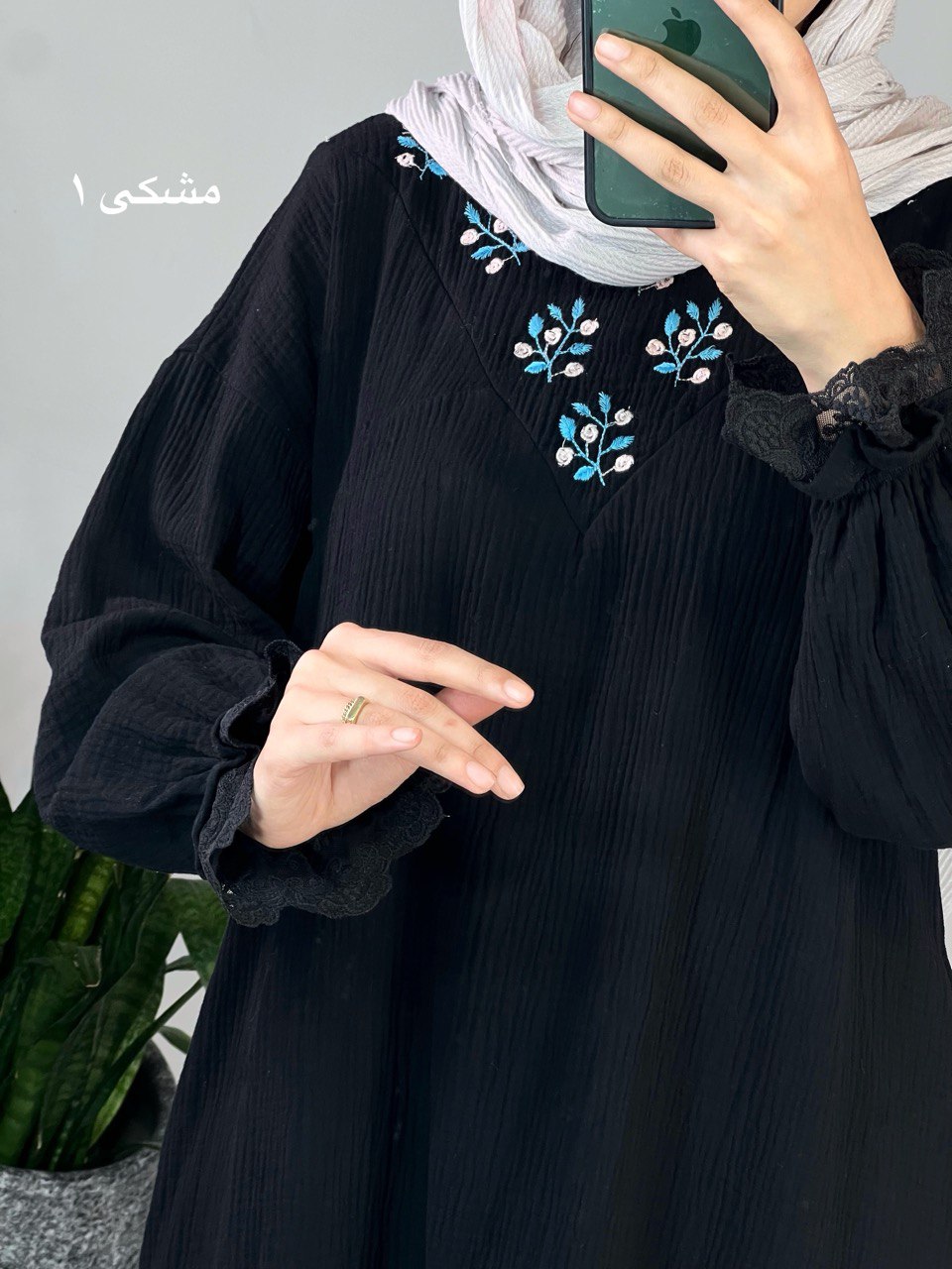 پیراهن مانتویی ساتین