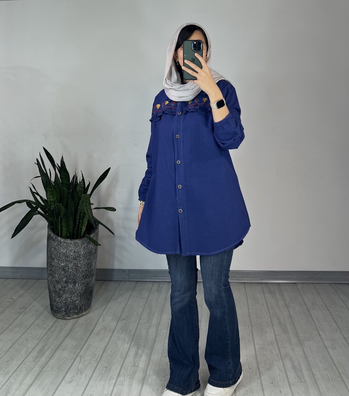 مانتو گلدوزی بهار 1