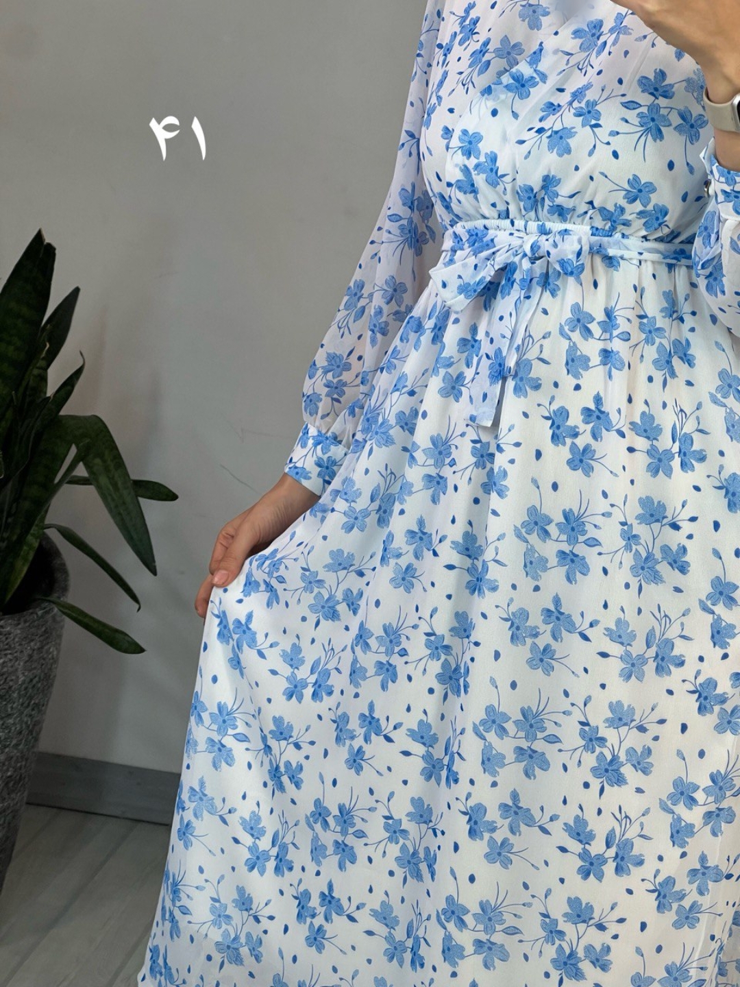 پیراهن حریر میدی 47