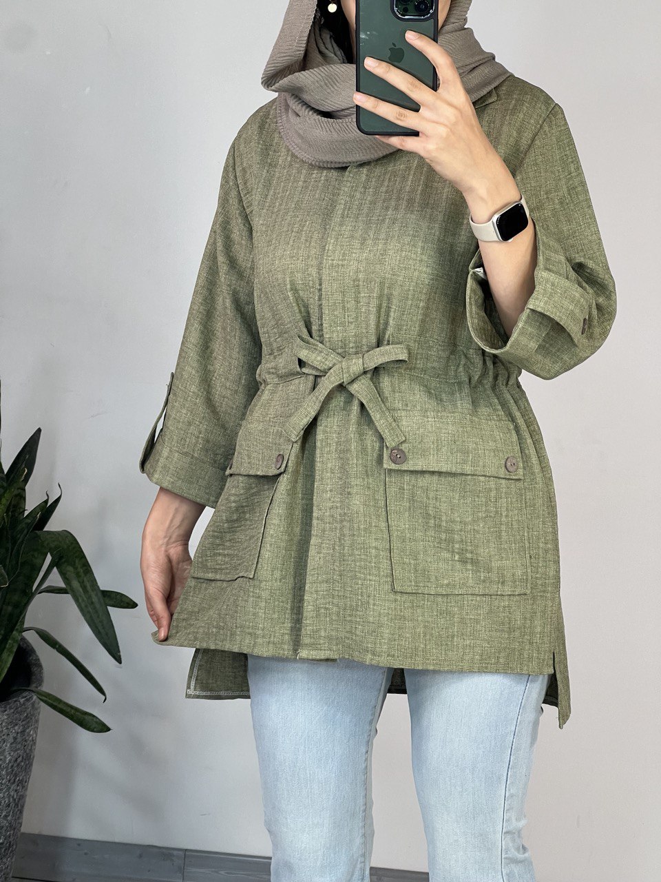 مانتو دکمه دار نیکی