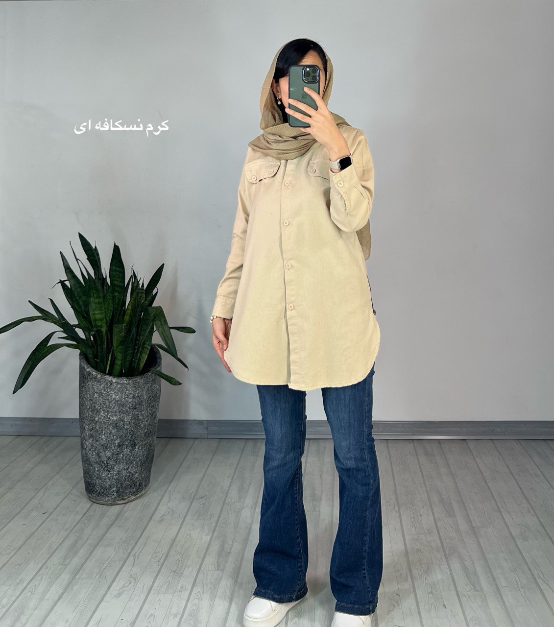 مانتو کتان شادلی(ایراد دار)