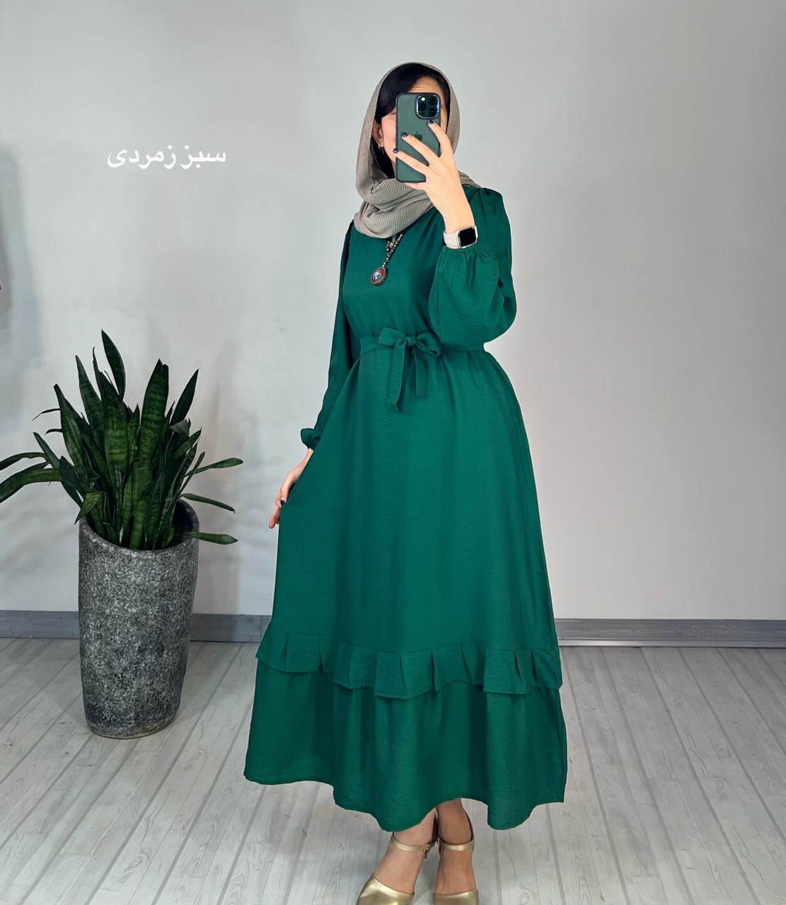 پیراهن مانتویی دل آرا 1