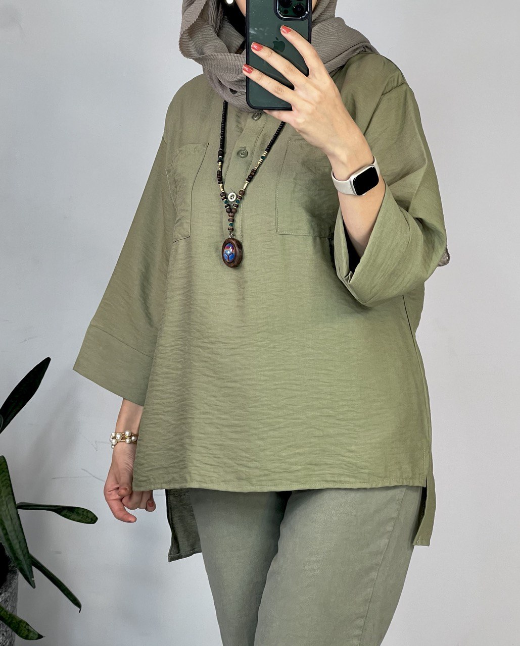 تونیک جلو دکمه لیما