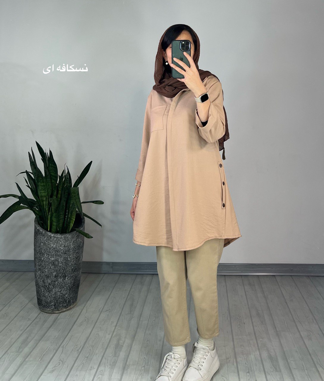 مانتو دکمه دار یکتا 2