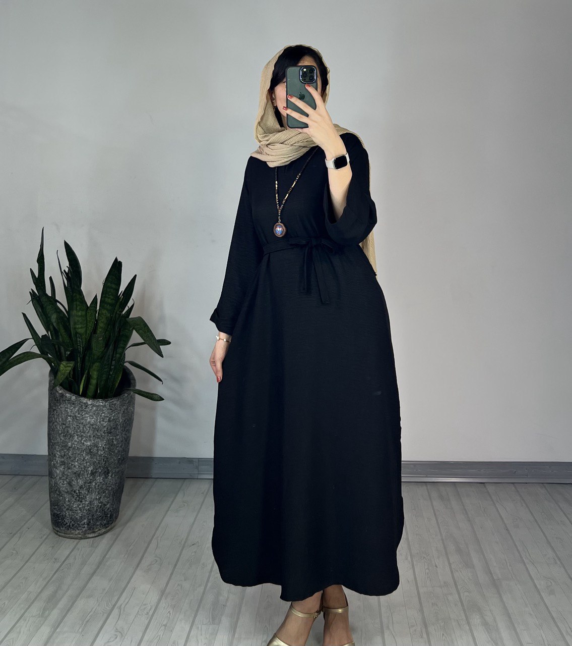 پیراهن مانتویی بلند دلاوا 1