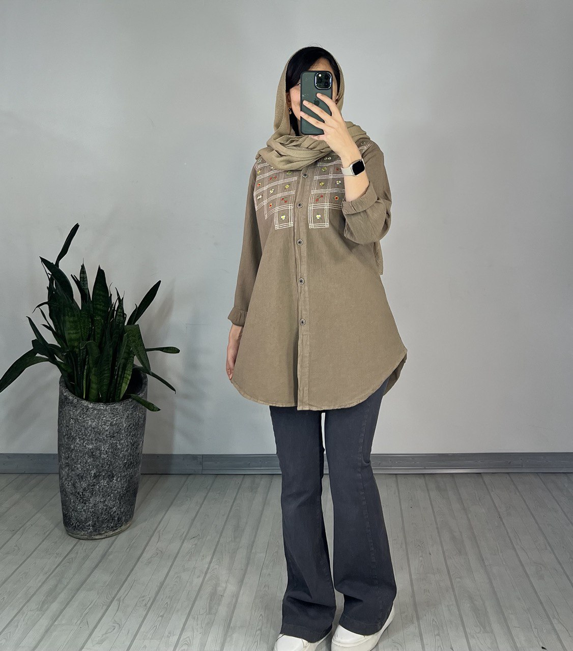 مانتو گلدوزی خوشه 1(ایراد دار)