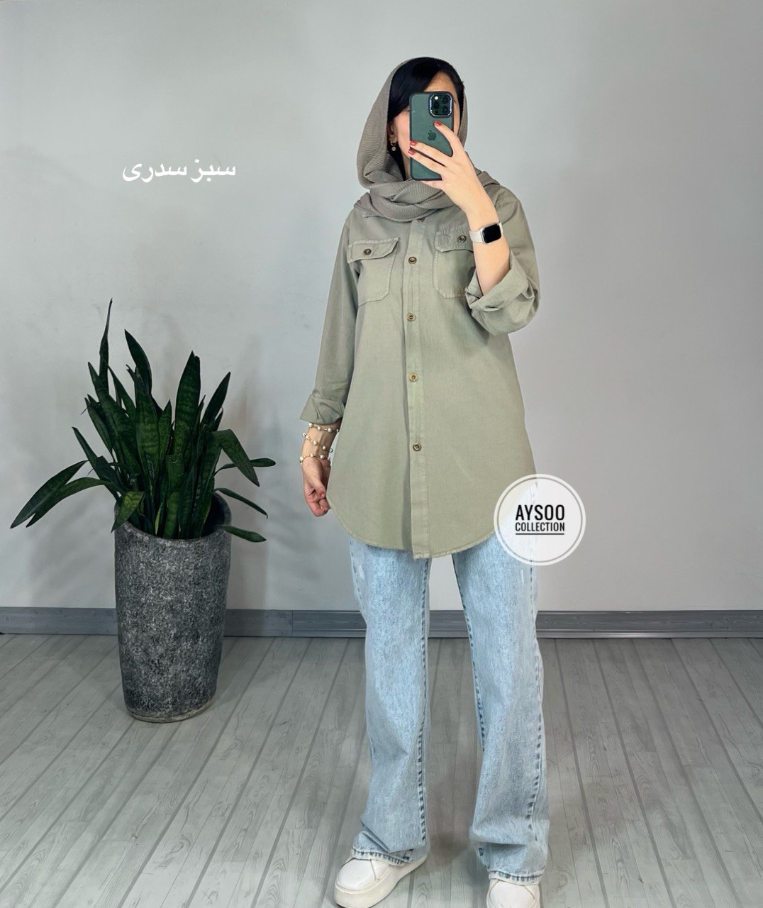 مانتو مداد رنگی پسته 1