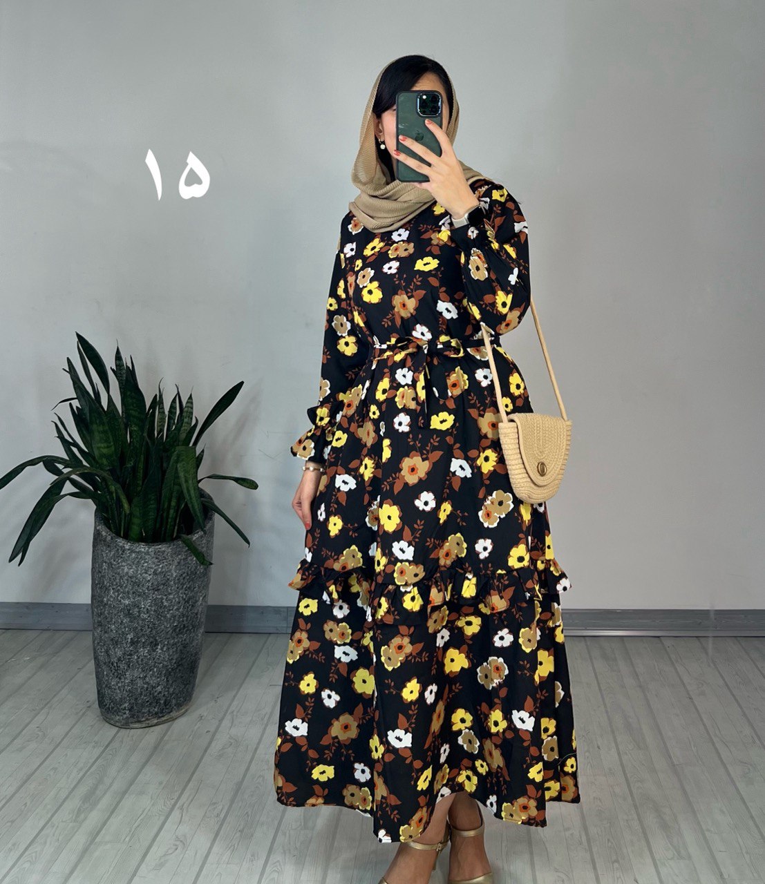 پیراهن مانتویی شکوفه 1