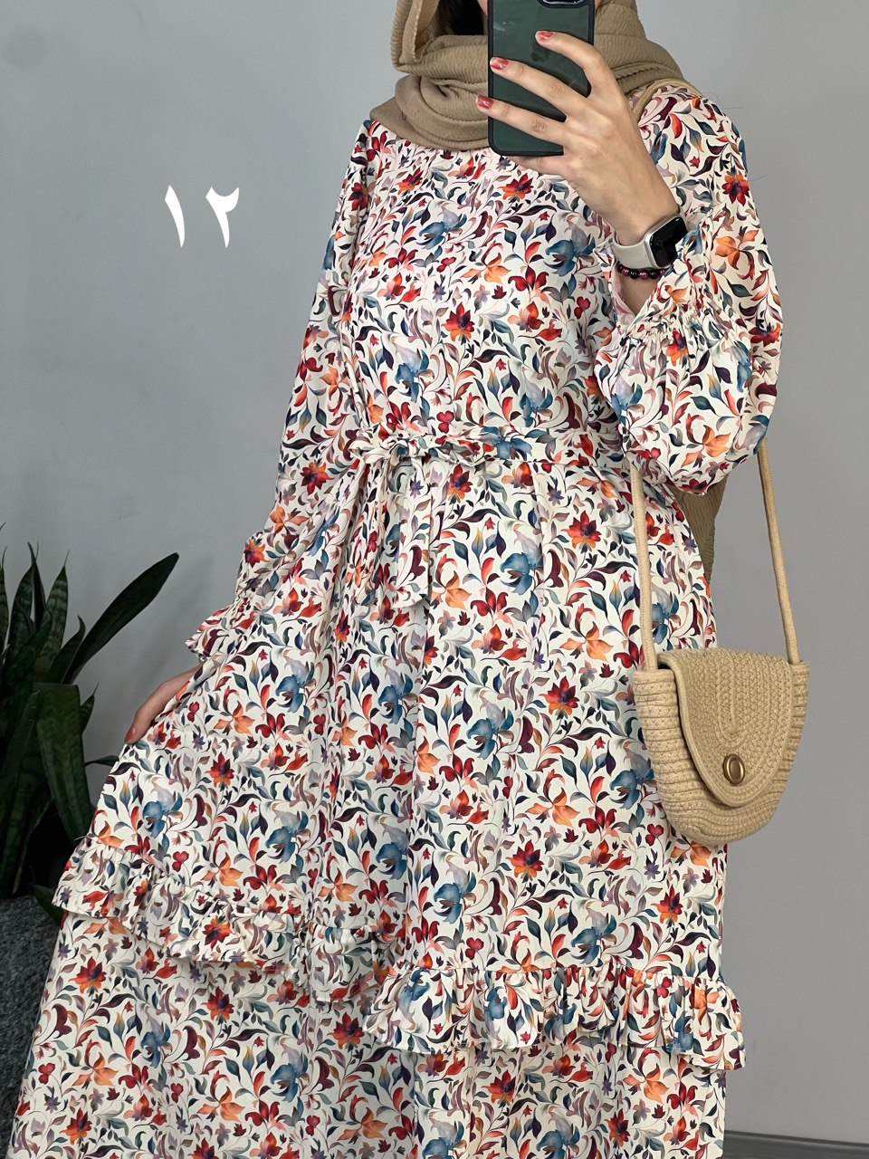 پیراهن مانتویی شکوفه 1