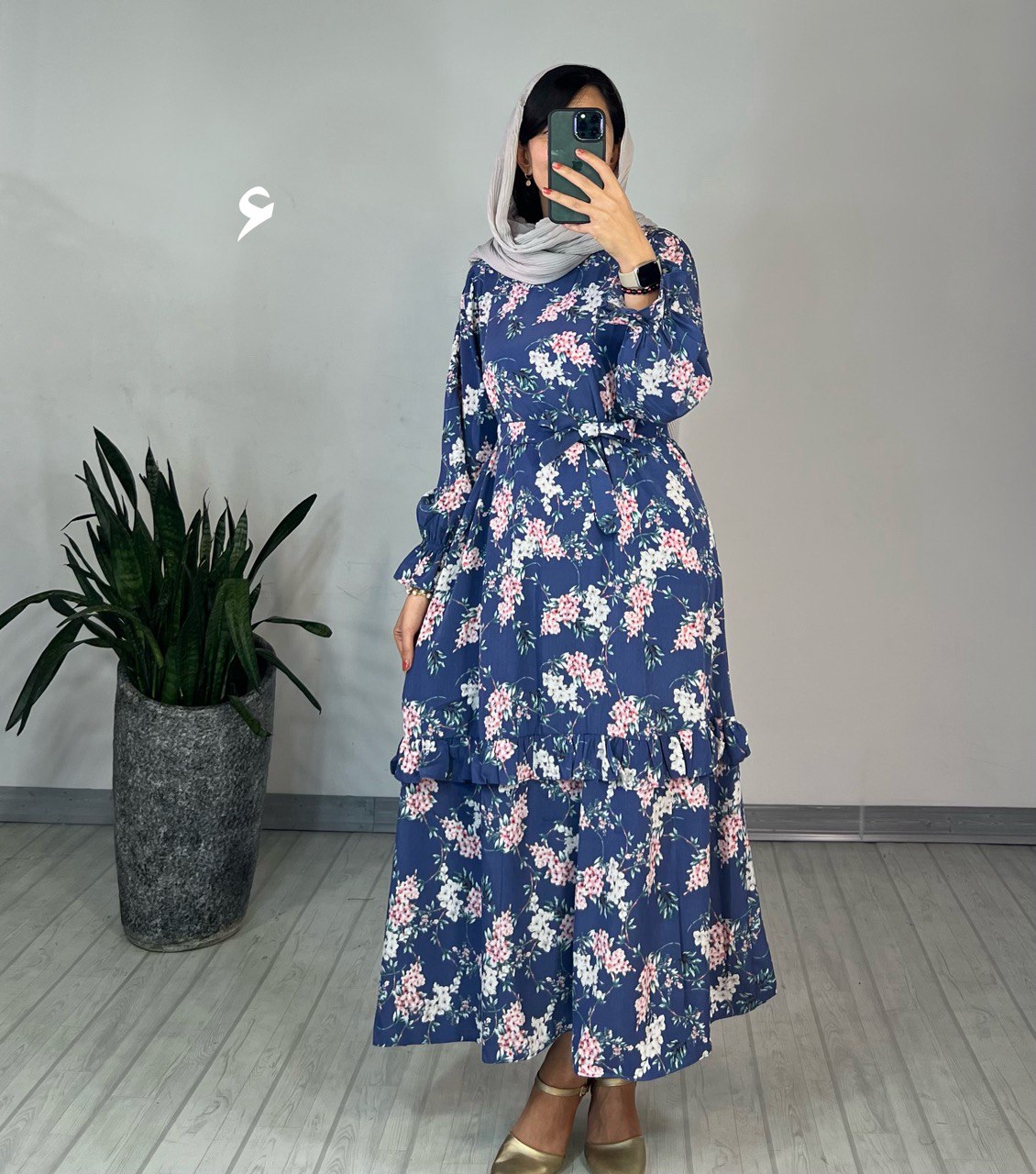 پیراهن مانتویی شکوفه 1